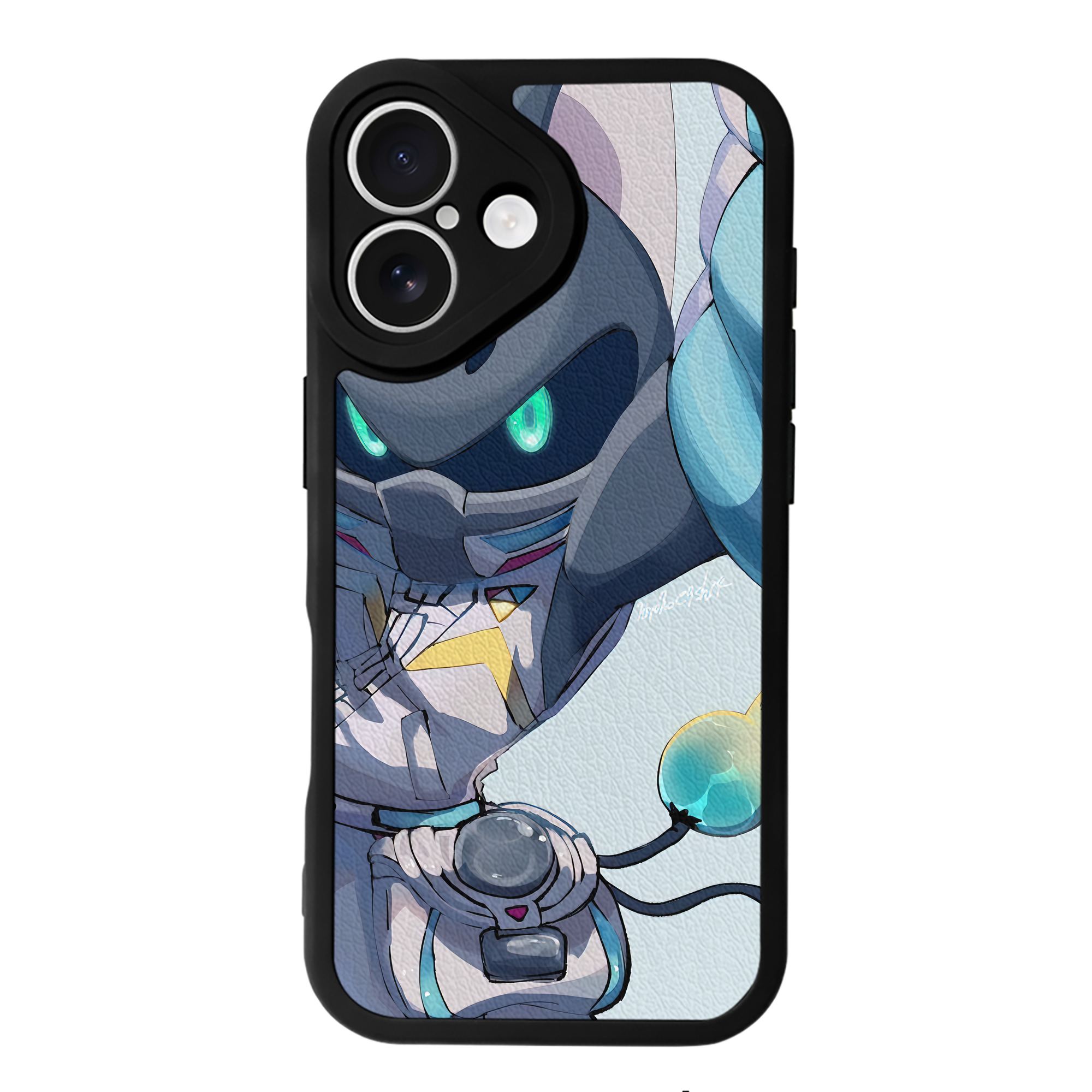 （画像用） 妖怪ウォッチ Yo-kai Watch 【iPhone 16シリーズ対応】シリコンスマホケース（レザー調） 材質：シリコン